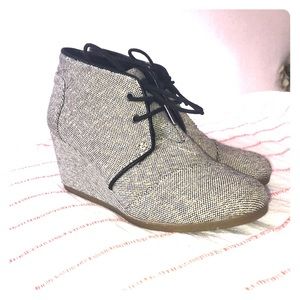 TOMS Wedge Booties
